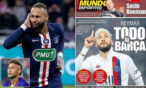 Neymar làm điều 'điên rồ' để được trở lại Barca