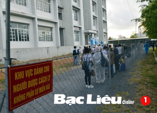 Bạc Liêu: Bảo đảm an toàn cho người được cách ly tập trung