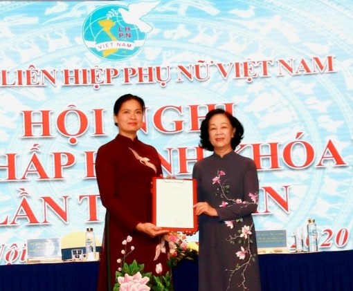 Phó bí thư Lào Cai giữ chức Chủ tịch Hội Liên hiệp phụ nữ Việt Nam