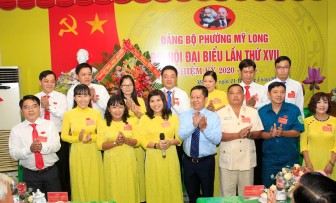 Đồng chí Nguyễn Thiên Thanh đắc cử chức Bí thư Đảng ủy phường Mỹ Long khóa XVII (nhiệm kỳ 2020-2025)