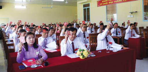 Đại hội điểm Đảng bộ xã Vĩnh Bình (nhiệm kỳ 2020-2025)