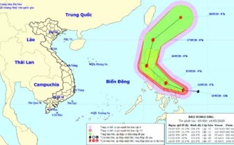 Bão giật cấp 14 tiến sát bờ biển miền trung Philippines