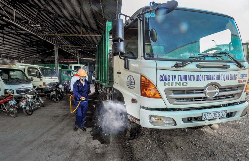 Xí nghiệp Môi trường Đô thị TP. Châu Đốc: Chung tay xây dựng thành phố xanh – sạch – đẹp