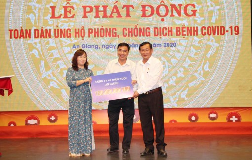 Danh sách tổ chức, đơn vị, cá nhân và doanh nghiệp đóng góp tiền mặt ủng hộ phòng, chống dịch bệnh Covid-19 và hạn hán tỉnh An Giang (đợt 4)