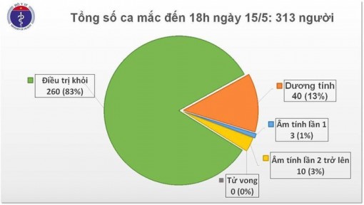Thêm 1 ca Covid-19, Việt Nam có tổng 313 ca mắc