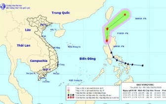 Bão Vongfong suy yếu dần thành áp thấp nhiệt đới