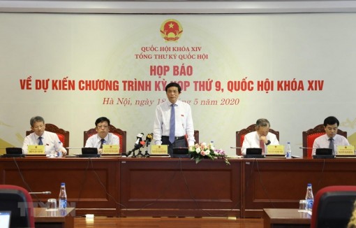 Kỳ họp thứ 9, Quốc hội khóa XIV sẽ khai mạc sáng 20-5