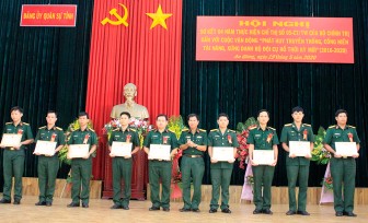 Đảng ủy Quân sự tỉnh An Giang sơ kết 4 năm thực hiện Chỉ thị số 05-CT/TW của Bộ chính trị