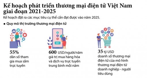 Phát triển thương mại điện tử Việt Nam giai đoạn 2021-2025