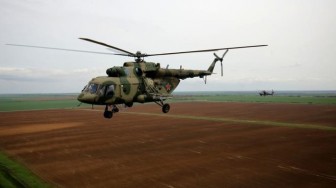 Nga: Rơi trực thăng quân sự Mi-8, tổ bay thiệt mạng