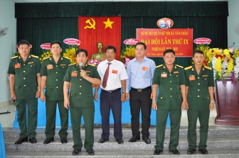 Đại hội Đảng bộ Quân sự TX. Tân Châu lần thứ IX (nhiệm kỳ 2020-2025) thành công, tốt đẹp