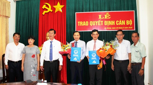 UBND tỉnh An Giang bổ nhiệm 2 Phó Giám đốc Sở Kế hoạch và Đầu tư