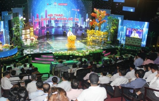 "Hậu Giang mở mang đô thị"