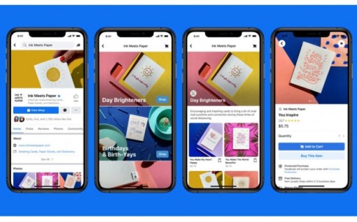 Facebook giới thiệu dịch vụ mua sắm trực tuyến mới