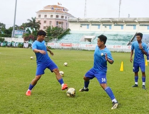 Bóng đá An Giang sẵn sàng vượt qua thách thức