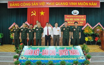 Đại hội đảng viên Đảng bộ Quân sự huyện Thoại Sơn nhiệm kỳ 2020-2025 thành công tốt đẹp