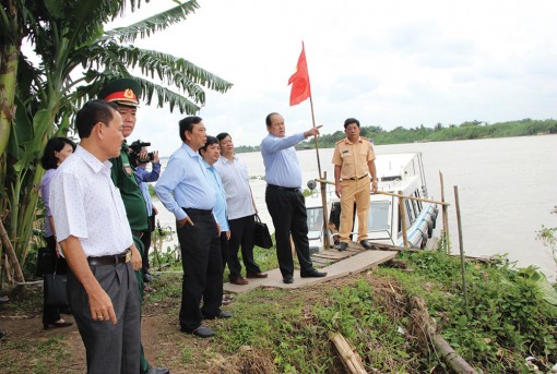 Chợ Mới xử lý nghiêm nhà ở vi phạm hành lang sông, kênh, rạch