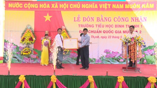 Trường Tiểu học Bình Thạnh 1: Đạt chuẩn Quốc gia mức độ 2