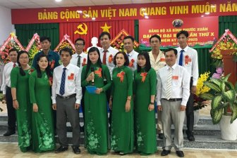 Đồng chí Đặng Thị Kim Xuyến tái đắc cử Bí thư Đảng ủy xã Bình Phước Xuân