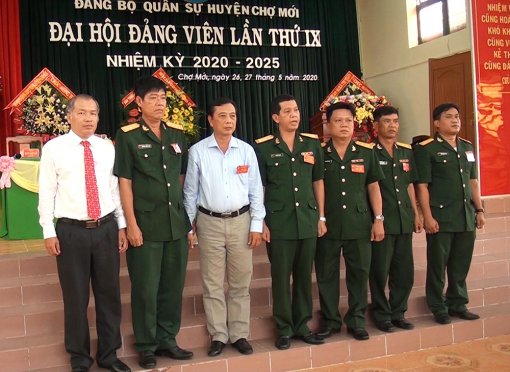 Đại hội Đảng bộ Ban Chỉ huy Quân sự huyện Chợ Mới