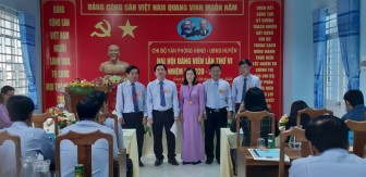 Đồng chí Nguyễn Hồng Viễn tái đắc cử Bí thư Chi bộ Văn phòng HĐND-UBND huyện Chợ Mới