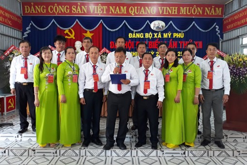 Đại hội Đảng bộ xã Mỹ Phú nhiệm kỳ 2020 - 2025