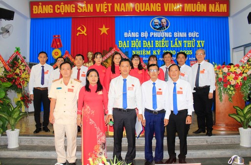 Đồng chí Ngô Nhựt Thắng tái đắc cử Bí thư Đảng ủy phường Bình Đức khóa XV (nhiệm kỳ 2020-2025)