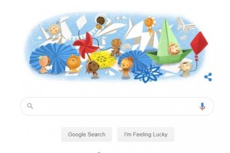 Google Doodle chúc mừng Ngày Quốc tế Thiếu nhi