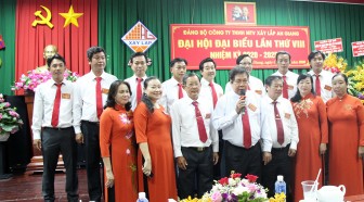 Đồng chí Phan Văn Nhàn tái đắc cử Bí thư Đảng ủy Công ty TNHH MTV Xây lắp An Giang