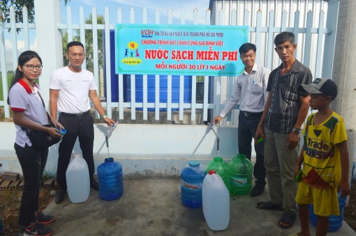 Nước sạch đã về!
