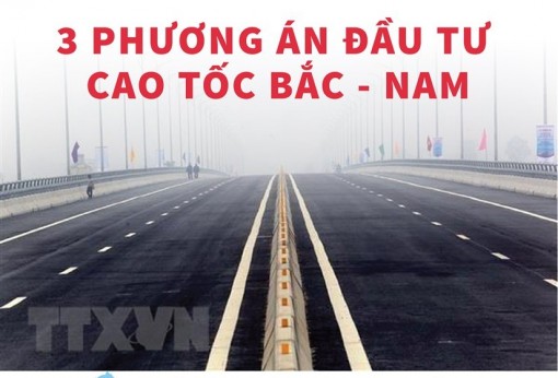 Đề xuất ba phương án đầu tư cao tốc Bắc-Nam