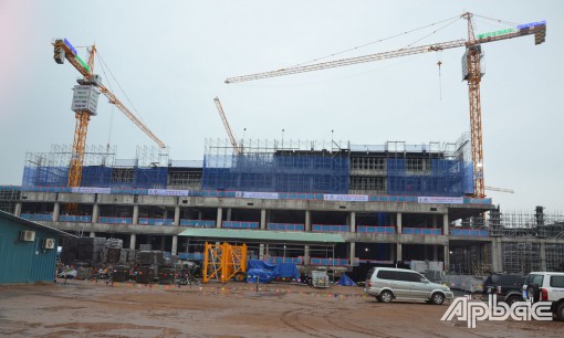 Dự án Bệnh viện Đa khoa tỉnh Tiền Giang sẽ hoàn thành vào tháng 9-2021