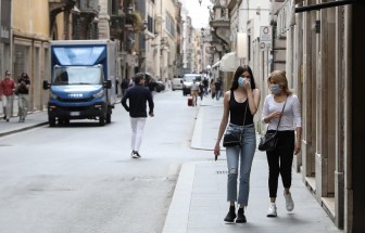 Dịch COVID-19: Số ca nhiễm mới tại Italy tiếp tục chiều hướng giảm