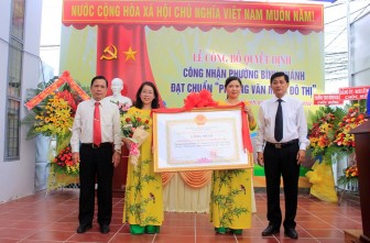 Phường Bình Khánh đạt chuẩn “Phường văn minh đô thị”