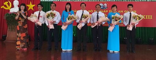 Đồng chí Cao Thanh Sơn tái đắc cử Bí thư Đảng ủy Sở Tư pháp An Giang (nhiệm kỳ 2020-2025)