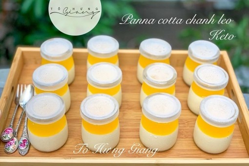 Cách làm món panna cotta chanh leo lạ miệng cho ngày oi ả