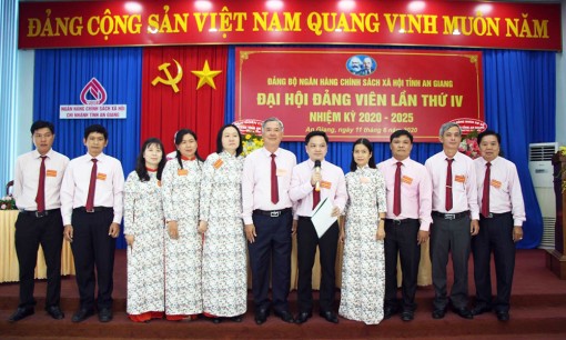Đồng chí Nguyễn Minh Hưng tái đắc cử Bí thư Đảng ủy Ngân hàng Chính sách xã hội An Giang