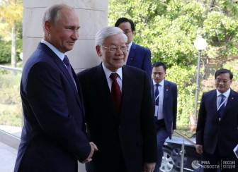 Tổng thống Nga Vladimir Putin nhận lời mời thăm chính thức Việt Nam