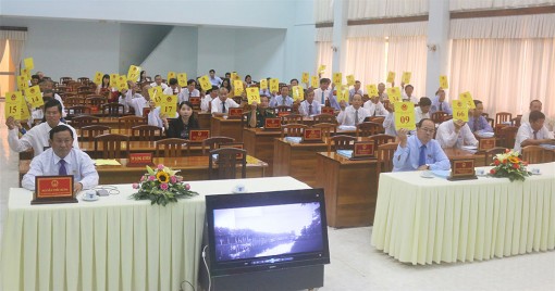 Biểu quyết thông qua Nghị quyết “Đề nghị công nhận TP. Long Xuyên là đô thị loại I trực thuộc tỉnh An Giang”