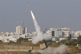 Israel không kích một số vị trí của Hamas tại Dải Gaza
