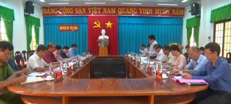 Ủy ban Kiểm tra Trung ương làm việc với huyện Tri Tôn