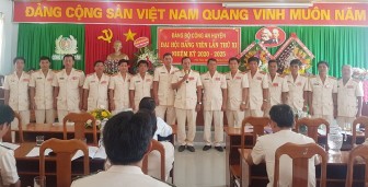 Đại hội đảng viên Công an huyện Phú Tân (nhiệm kỳ 2020-2025)