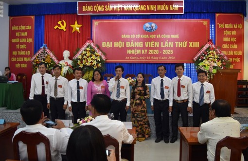 Đồng chí Tầng Phú An tái đắc cử Bí thư Đảng ủy Sở Khoa học và Công nghệ tỉnh An Giang nhiệm kỳ 2020-2025