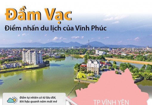 Đầm Vạc: Điểm nhấn du lịch của Vĩnh Phúc