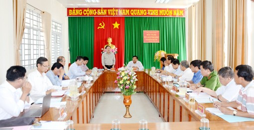 Ủy ban Kiểm tra Trung ương làm việc tại An Phú