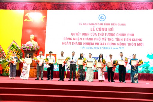 Thành phố Mỹ Tho hoàn thành nhiệm vụ xây dựng nông thôn mới