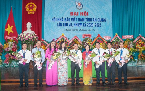 Ông Tân Văn Ngữ tái đắc cử Chủ tịch Hội Nhà báo Việt Nam tỉnh An Giang nhiệm kỳ 2020-2025