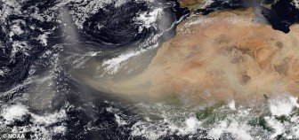 Cảnh báo mây bụi khổng lồ từ sa mạc Sahara tấn công khu vực Trung Mỹ