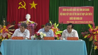 Đại biểu Quốc hội tỉnh An Giang tiếp xúc cử tri huyện Phú Tân