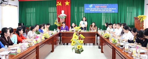 Hội thảo khảo sát tình hình phụ nữ đi làm ăn xa và đề xuất giải pháp tập hợp